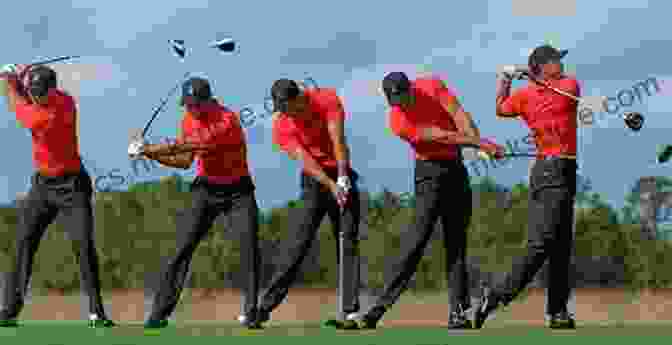 A Golfer Executing A Perfect Golf Swing, Capturing The Moment Of Impact Between The Club And The Ball. How To Master A Great Golf Swing: Fifteen Fundamentals To Build A Great Swing
