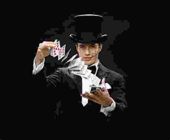 A Magician Performing The Card Through Table Trick Magic Card Tricks: How To Do Magic For Kids And Beginners: Easy Card Tricks