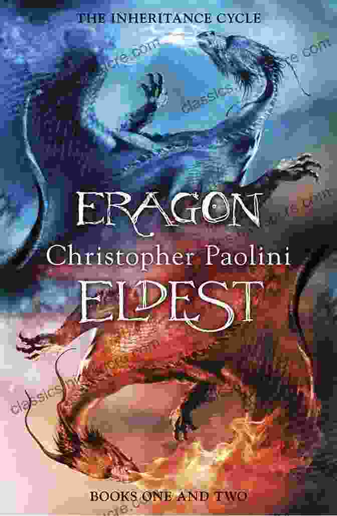 Eldest II Book Cover, Featuring Eragon And Saphira Soaring Through The Sky Eldest: II (The Inheritance Cycle 2)