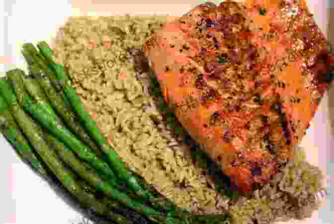 Grilled Salmon With Brown Rice And Roasted Asparagus The Pregnancy Cookbook: 25 Quick Easy Recipes Packed With The Nutrients Needed During Pregnancy
